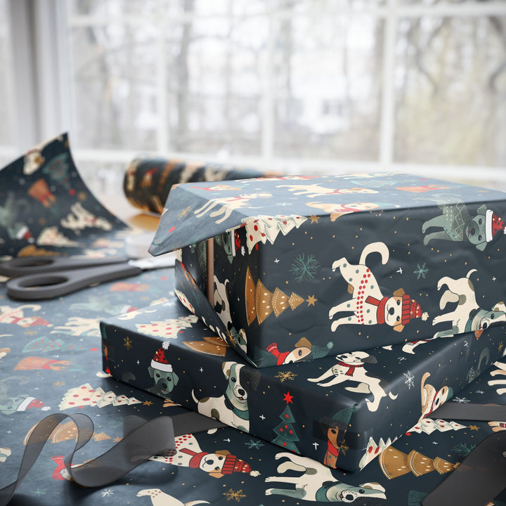 Wrapping Paper - Puppy Christmas Wonderland