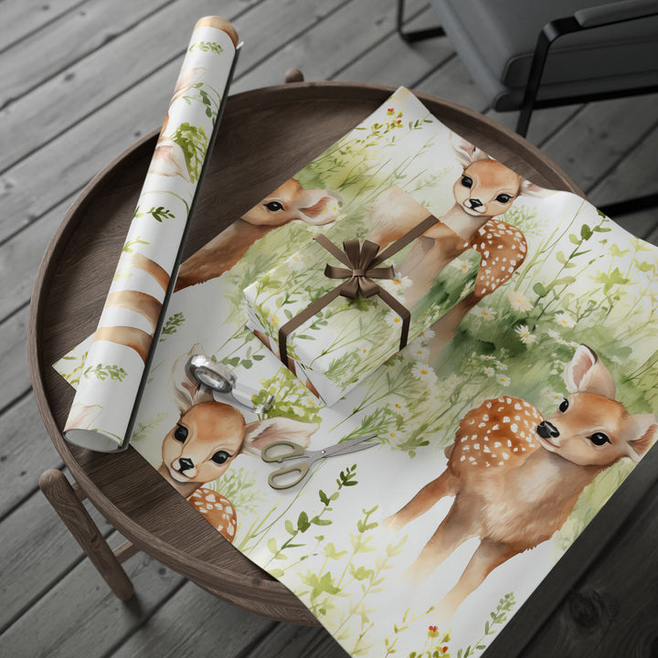 Wrapping Paper  -Woodland Wonder- Baby Deer