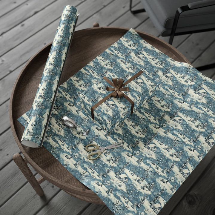 Wrapping Paper - Snowy Cottage Escape