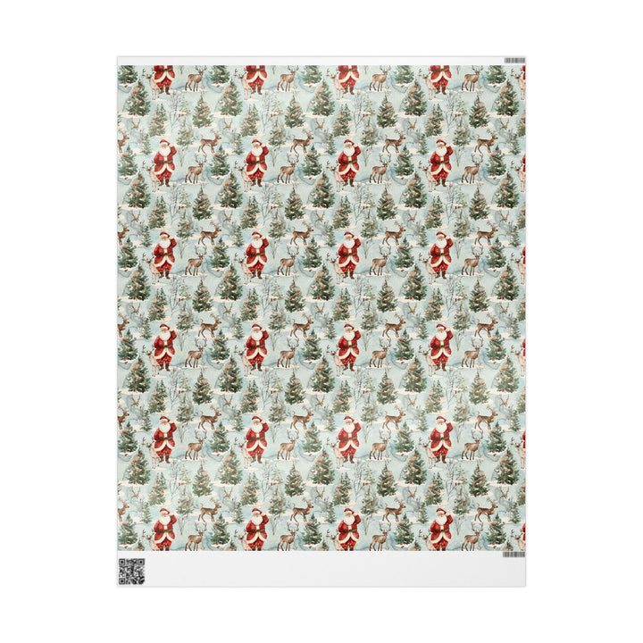 Wrapping Paper - Santa's Woodland Christmas