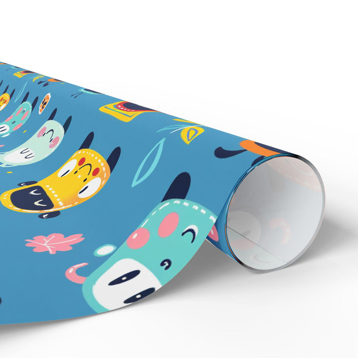 Wrapping Paper - Cute Cars