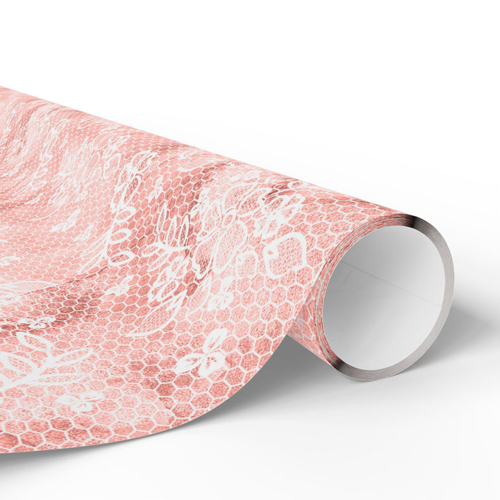 Wrapping Paper - Coral Leaf