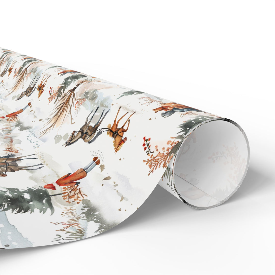 Wrapping Paper - Winter Strolls and Sleigh Bells