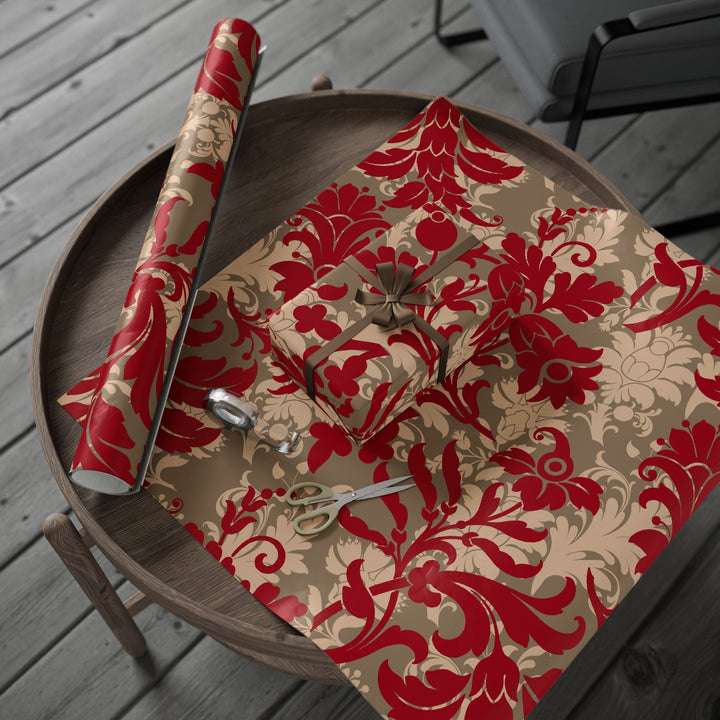 Wrapping Paper - Festive Damask