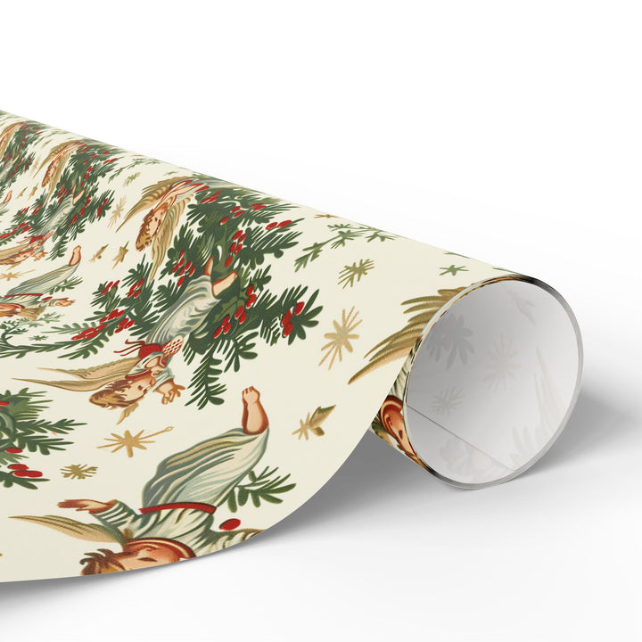 Wrapping Paper - Celestial Joy Angelic Christmas