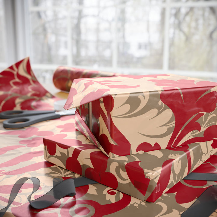 Wrapping Paper - Festive Damask