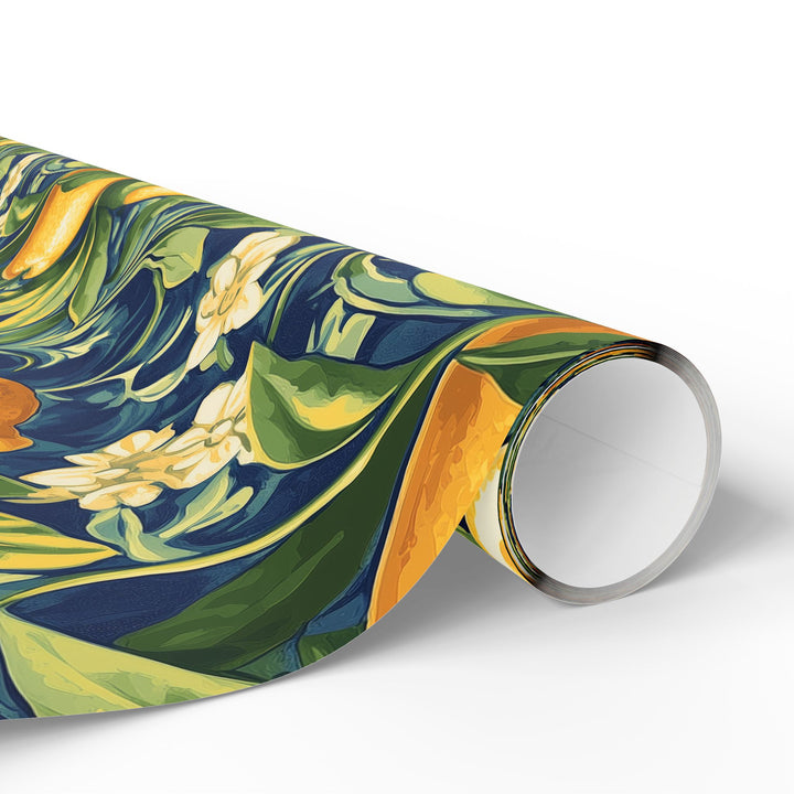 Wrapping Paper Tuscany Citrus Stunning Gift Wrap Birthday Gift Wrap Foodie Wrapping Paper Italian Gift Wrap for Food Lovers and Italy Fans