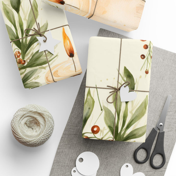 Wrapping Paper - Holiday Candles