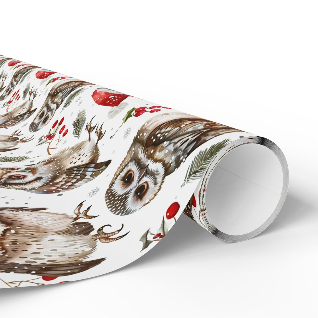 Wrapping Paper - Festive Owl Wonderland