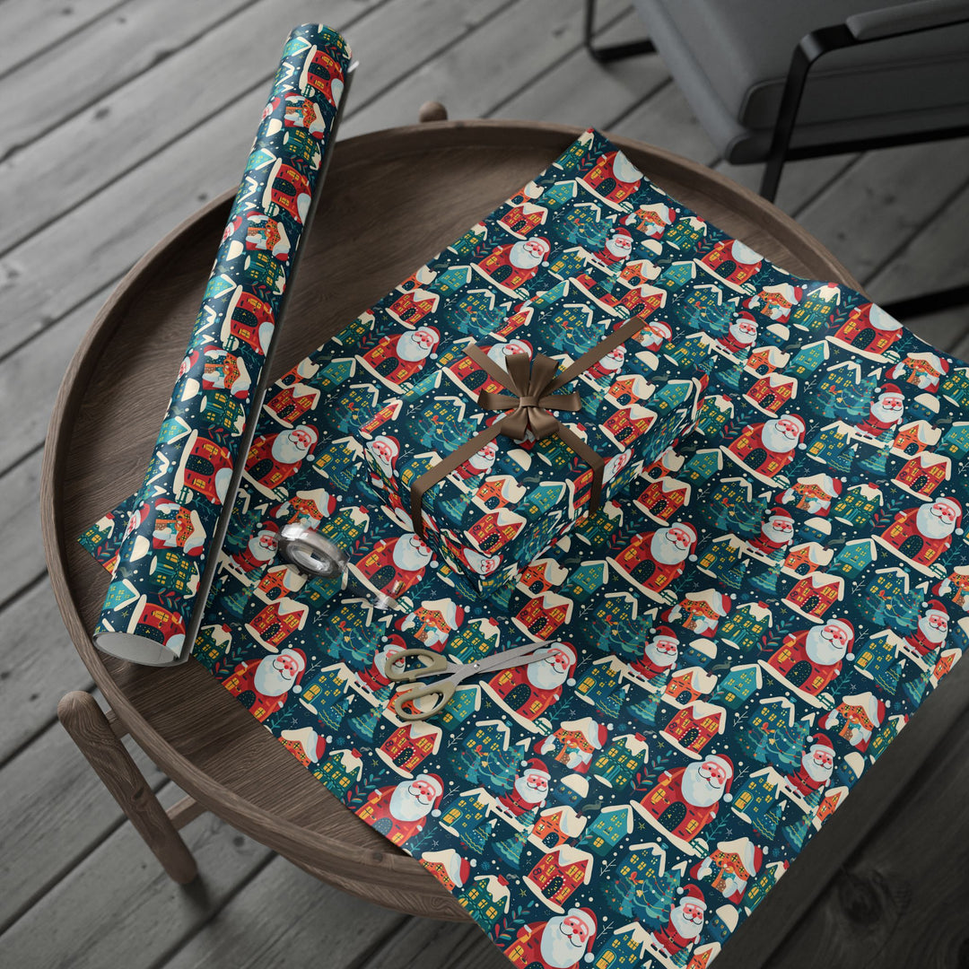 Wrapping Paper - Santa's Festive Village