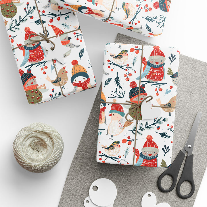 Wrapping Paper - Winter Songbird Cheer