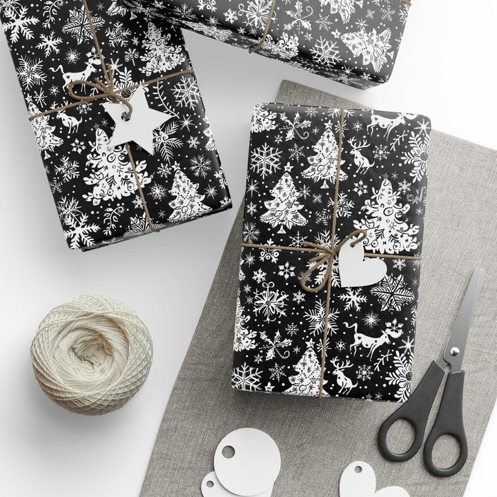 Wrapping Paper - Winter Wonderland Silhouette