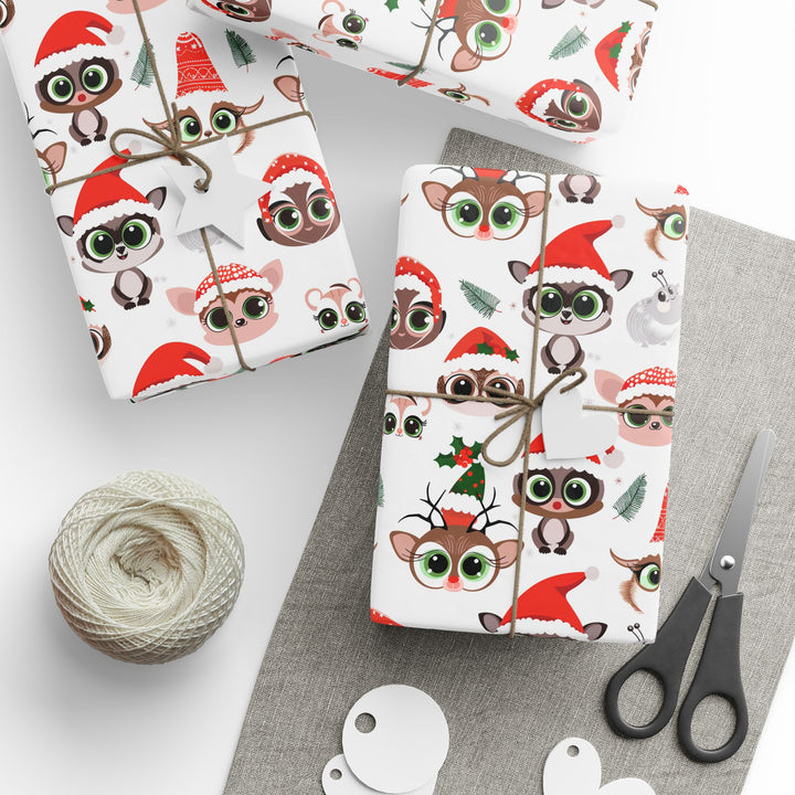 Wrapping Paper - Holiday Critter Cuties