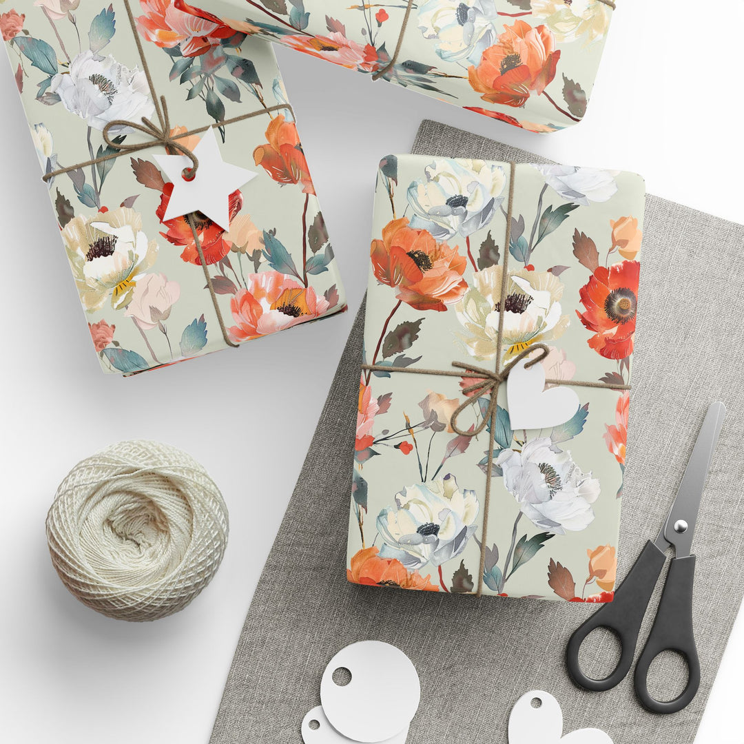 Wrapping Paper - Elegant Blooms Floral