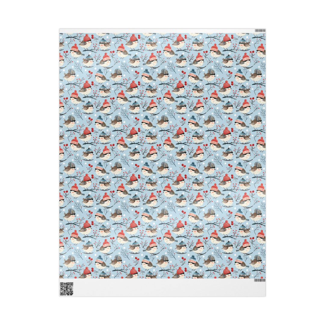 Wrapping Paper - Cozy Winter Birds