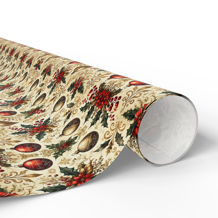 Wrapping Paper - Vintage Holiday Elegance