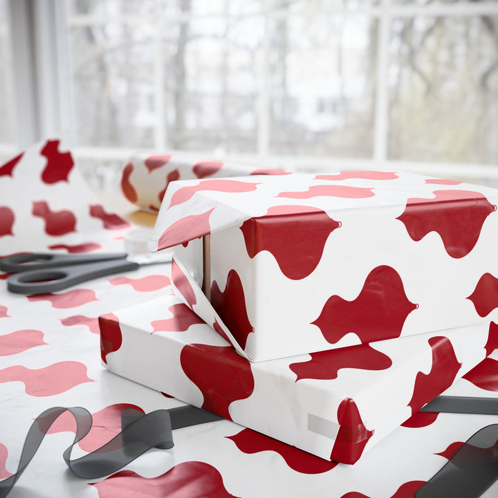 Wrapping Paper - Classic Red Ornaments