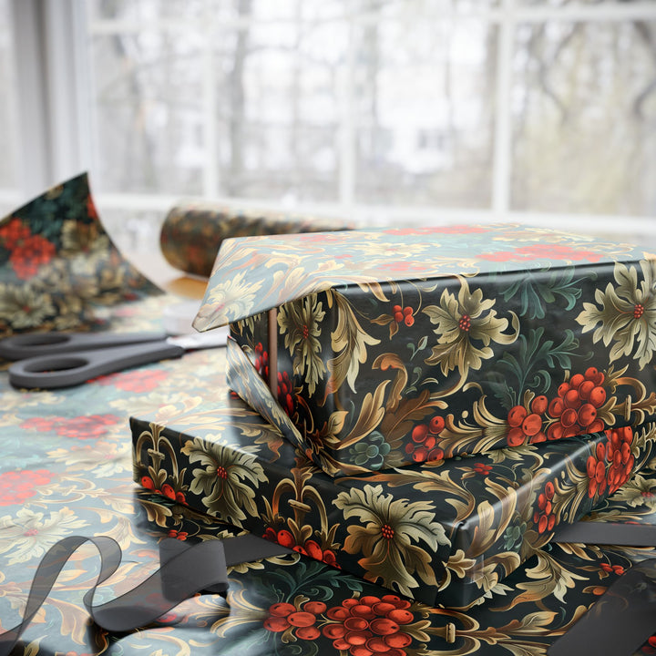 Wrapping Paper - Vintage Baroque Holiday
