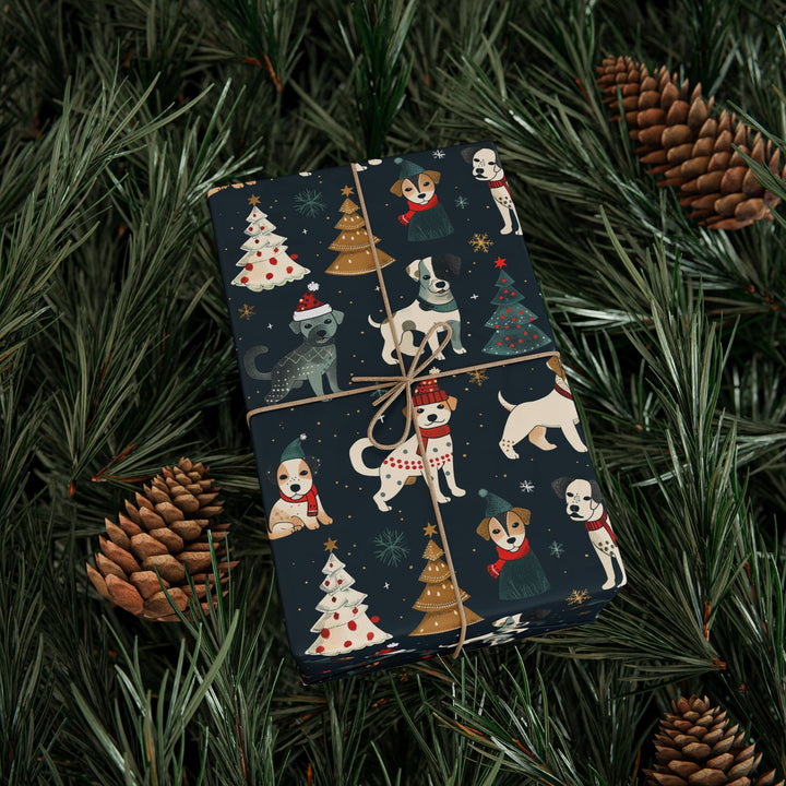 Wrapping Paper - Puppy Christmas Wonderland