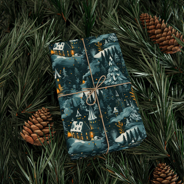 Wrapping Paper -  Enchanted Winter Castle