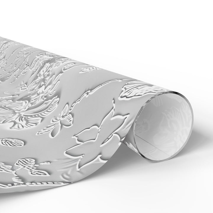 Wrapping Paper - White Floral Lace