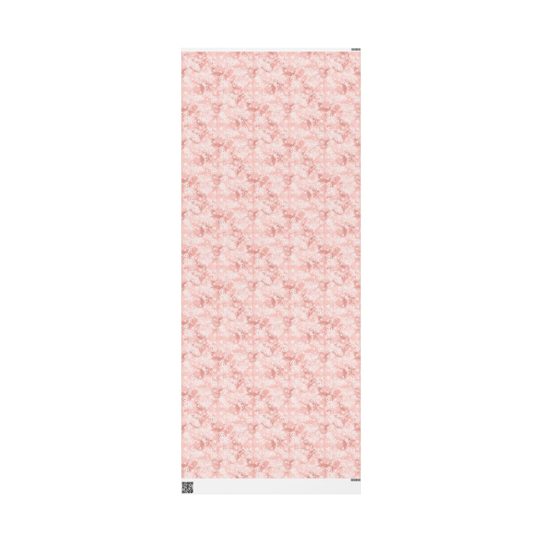 Wrapping Paper - Coral Leaf