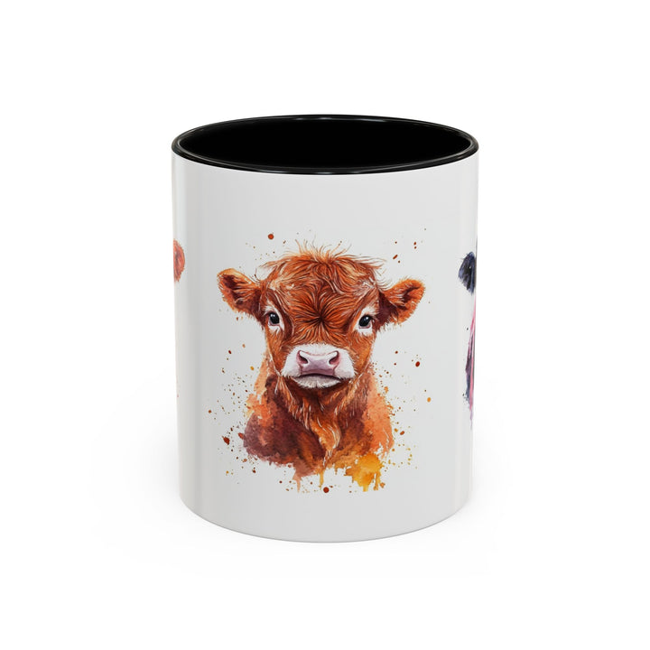 Highland Cow Coffee Mug – Adorable Farmhouse Design, Perfect for Animal Lovers