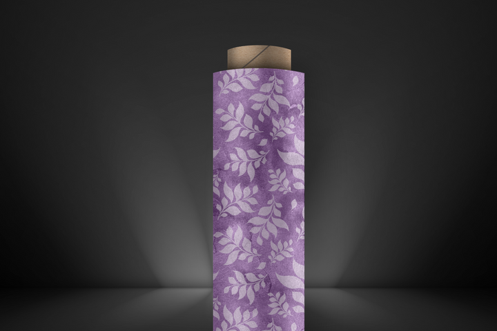 Fabric by the Yard - Lilac Leaf