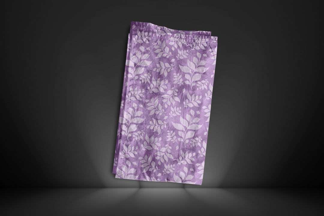 Fabric by the Yard - Lilac Leaf