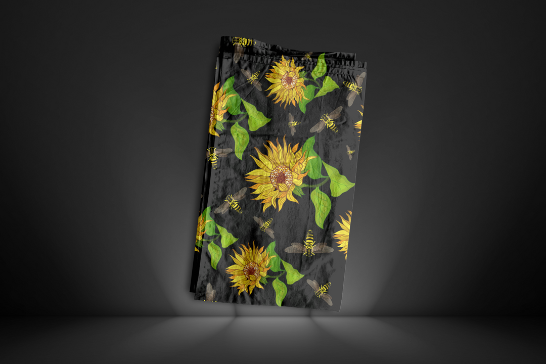 Fabric by the Yard - Sunflower Bee Garden