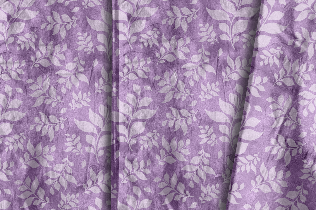 Fabric by the Yard - Lilac Leaf