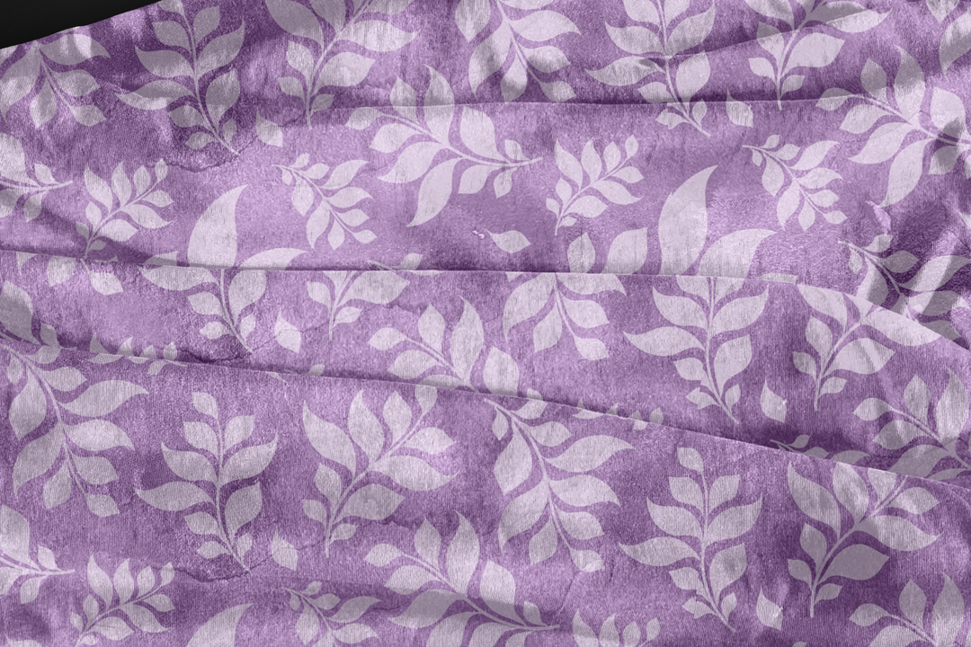 Fabric by the Yard - Lilac Leaf