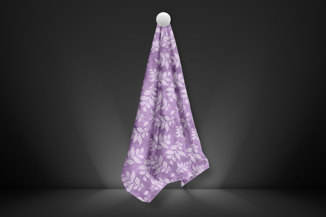 Fabric by the Yard - Lilac Leaf