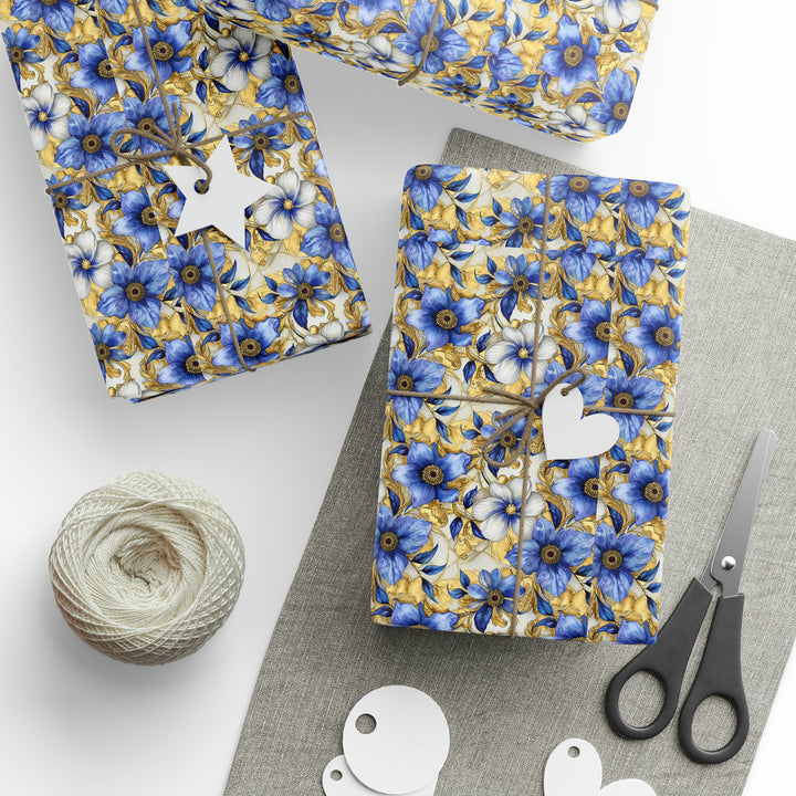 Venetian Inspired Gift Wrap -  Floral Renaissance