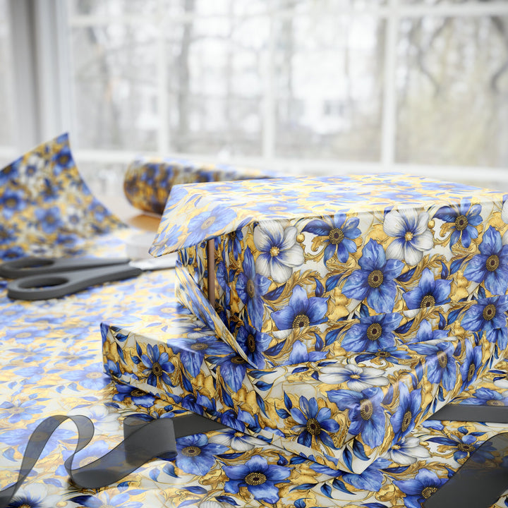 Venetian Inspired Gift Wrap -  Floral Renaissance